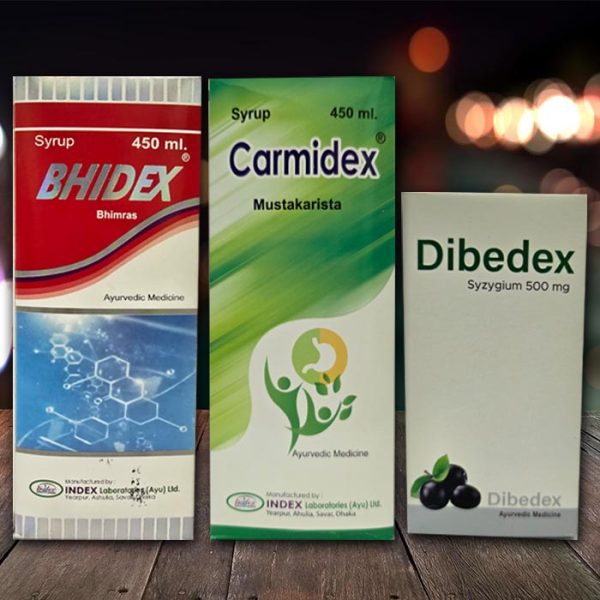 Dibedex (60 cap)+Bhidex+Carmidex